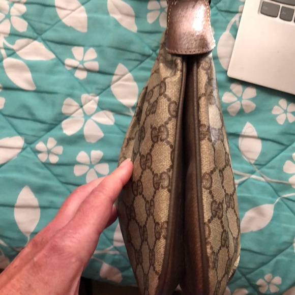 Gucci Brown Patterned Shoulder Bag - Picture 14 of 15